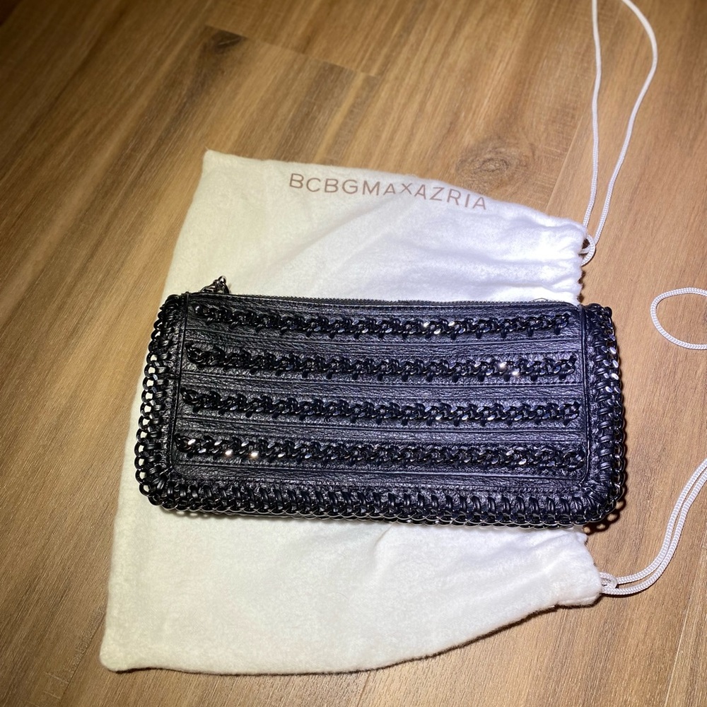 BCBGMAXAZRIA Black Clutch